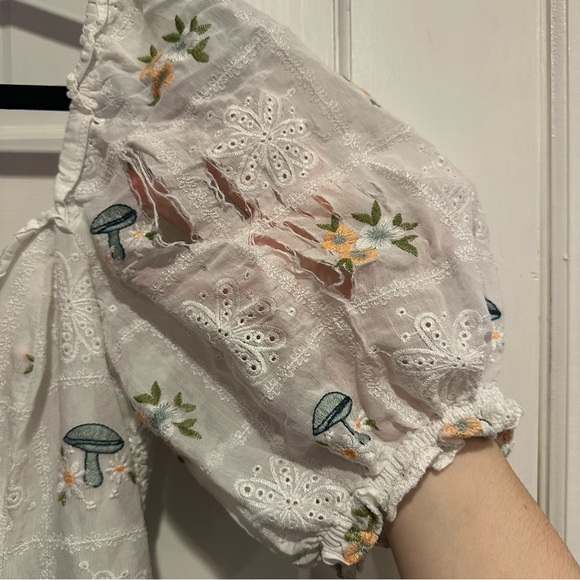 Love & Lemons Yolanda Puff Sleeve Mini Dress - Picture 7 of 7